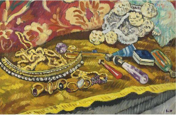 Les Bijoux Oil Painting by Louis Valtat