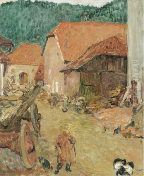 Ferme Dans Les Vosges Oil Painting by Louis Valtat