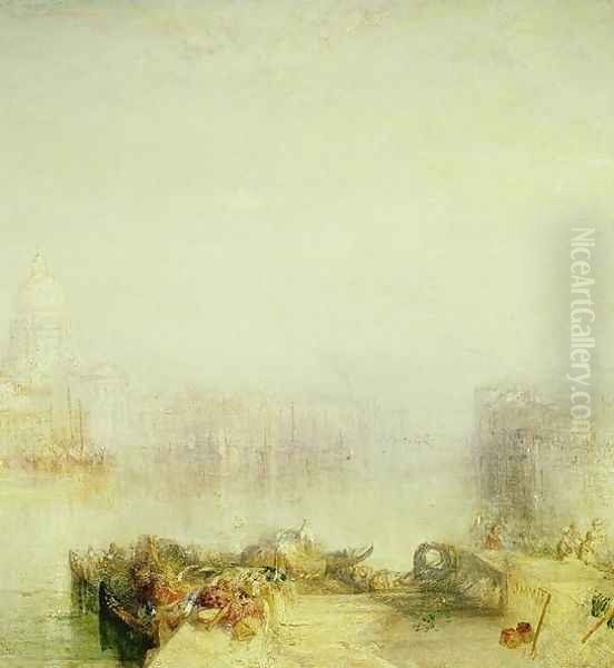 The Dogana and Santa Maria della Salute, Venice, 1843 Oil Painting by Joseph Mallord William Turner