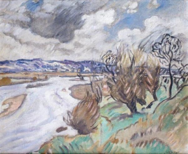 Bord De Seine Oil Painting by Louis Valtat