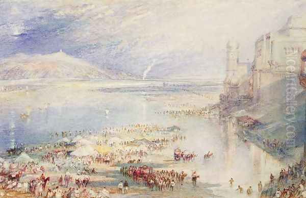 Part of the Ghaut at Hurdwar, c.1835 Oil Painting by Joseph Mallord William Turner