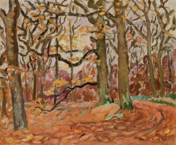 Sous-bois En Automne Oil Painting by Louis Valtat