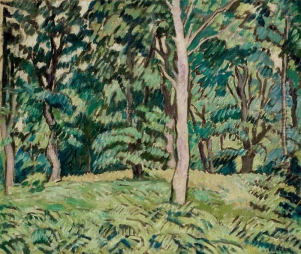 Sous-bois Au Printemps Oil Painting by Louis Valtat