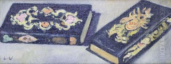 Nature Morte Aux Livres Oil Painting by Louis Valtat