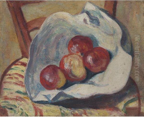 Nature Morte, Pommes A La Chaise Oil Painting by Louis Valtat