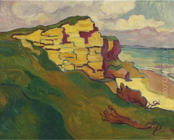 La Falaise Oil Painting by Louis Valtat