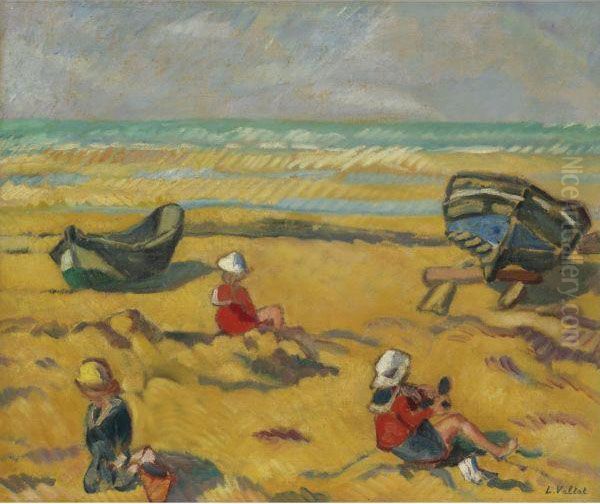 Au Bord De La Mer Oil Painting by Louis Valtat