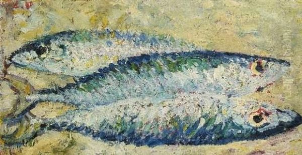 Les Mulets Oil Painting by Louis Valtat