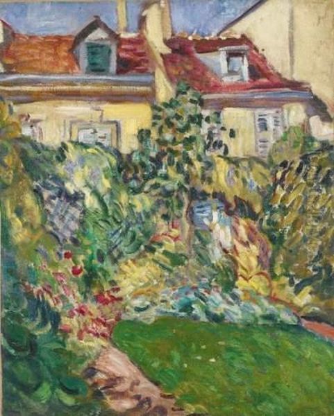 Maison Au Fond Du Jardin Oil Painting by Louis Valtat