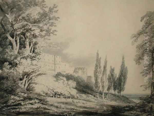 Villa dEste, c.1796 Oil Painting by Joseph Mallord William Turner