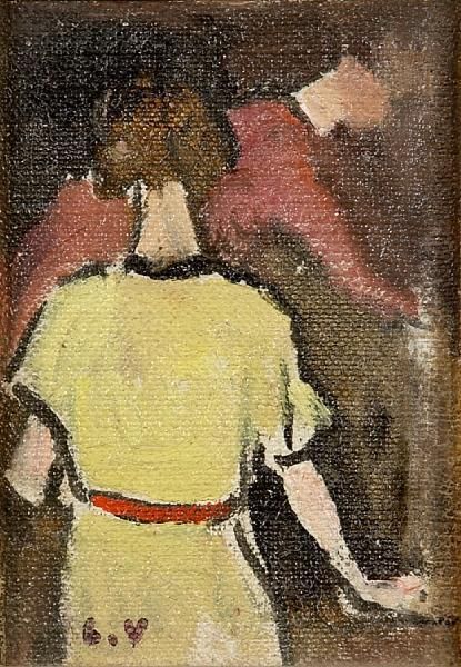 Two Figures Oil Painting by Louis Valtat