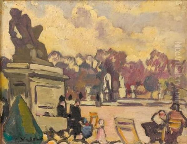 Le Luxembourg Oil Painting by Louis Valtat