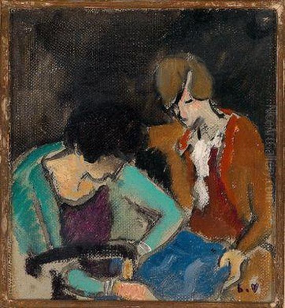 Die Naherinnen Oil Painting by Louis Valtat