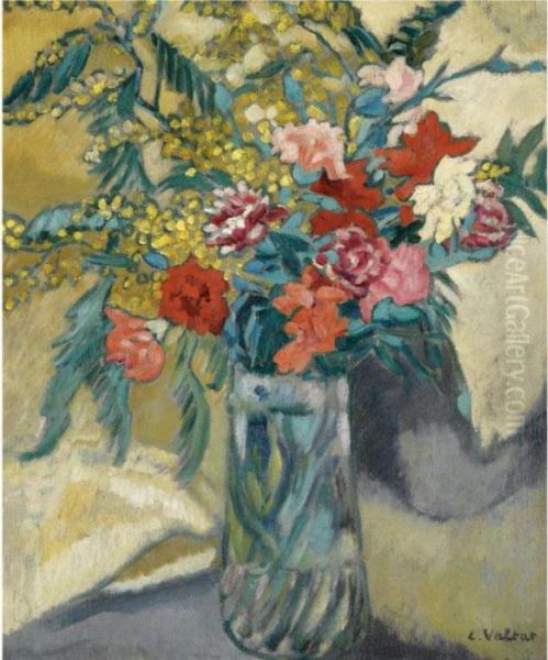 Le Bouquet De Fleurs Oil Painting by Louis Valtat