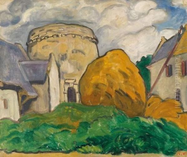 La Meule De Ble, Normandie Oil Painting by Louis Valtat