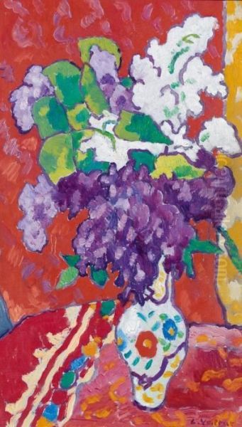 Bouquet De Glycines Oil Painting by Louis Valtat