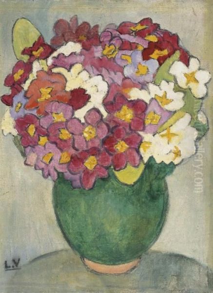 Bouquet De Fleurs Oil Painting by Louis Valtat