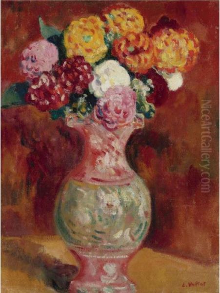 Bouquet De Fleurs Oil Painting by Louis Valtat