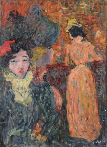 Femmes Oil Painting by Louis Valtat