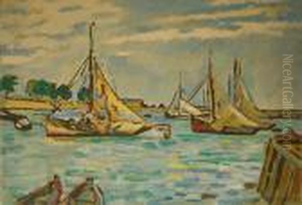 Ouistreham Oil Painting by Louis Valtat