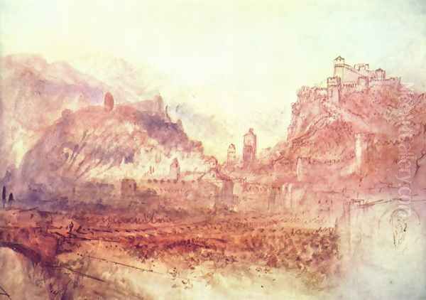 Bellinzona of the south Oil Painting by Joseph Mallord William Turner