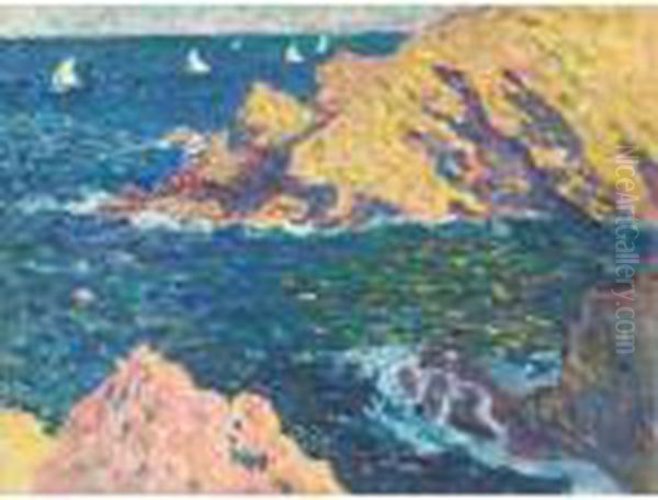 Les Rochers Rouges Oil Painting by Louis Valtat