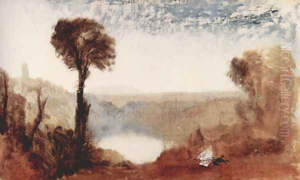 Nemi-See Oil Painting by Joseph Mallord William Turner