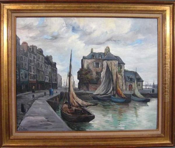 Honfleur, Lalieutenance Oil Painting by Louis Valtat