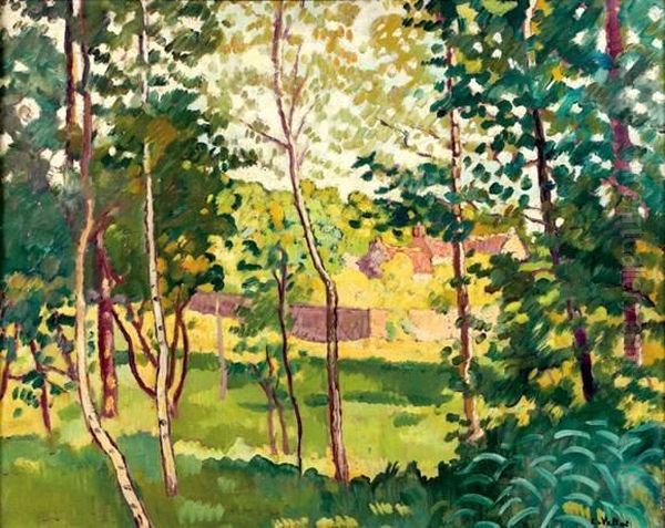 Paysage Ensoleille A Choisel Oil Painting by Louis Valtat