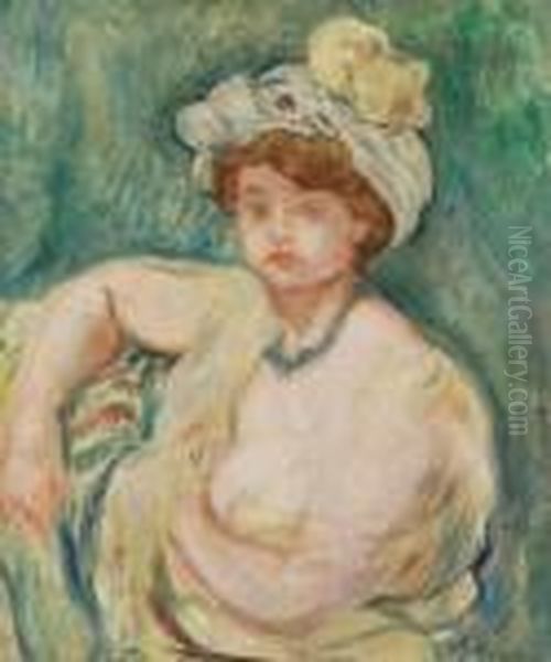 Femme Au Turban Oil Painting by Louis Valtat