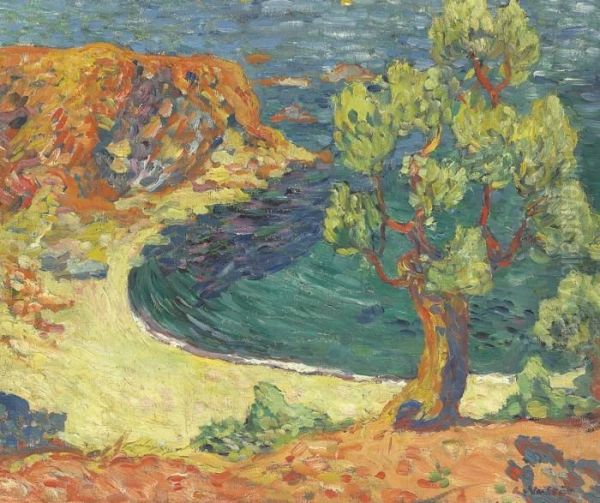 La Crique A Llanca Oil Painting by Louis Valtat