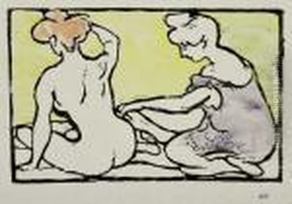 La Toilette Oil Painting by Louis Valtat