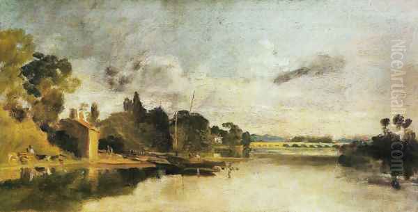 Walton Reach Oil Painting by Joseph Mallord William Turner