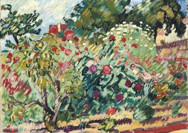 Le Verger Oil Painting by Louis Valtat