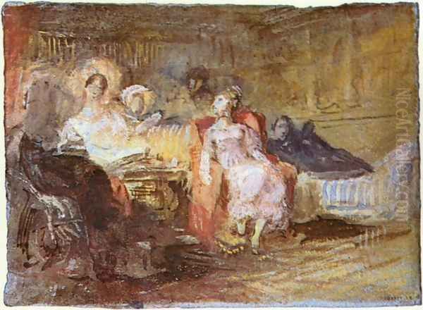 A salon 1 Oil Painting by Joseph Mallord William Turner