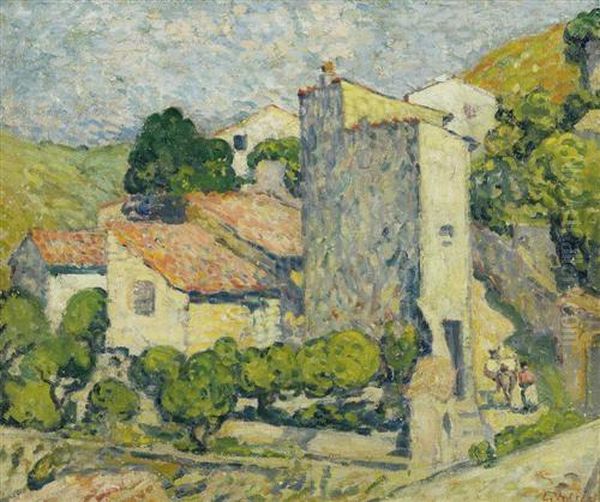 Cour De Ferme En Espagne. 1894. Oil Painting by Louis Valtat