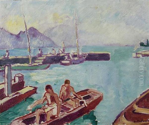 Le Port. 1907. Oil Painting by Louis Valtat