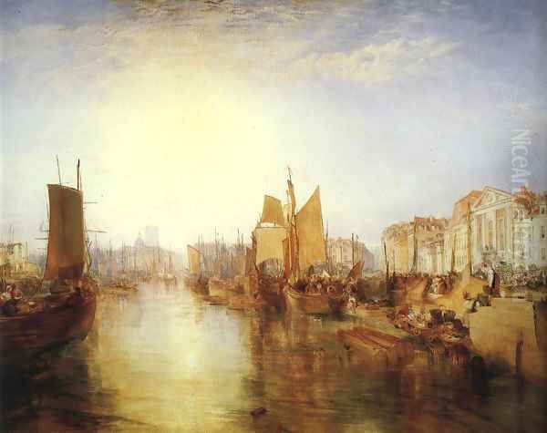 The Harbor of Dieppe 1826 Oil Painting by Joseph Mallord William Turner