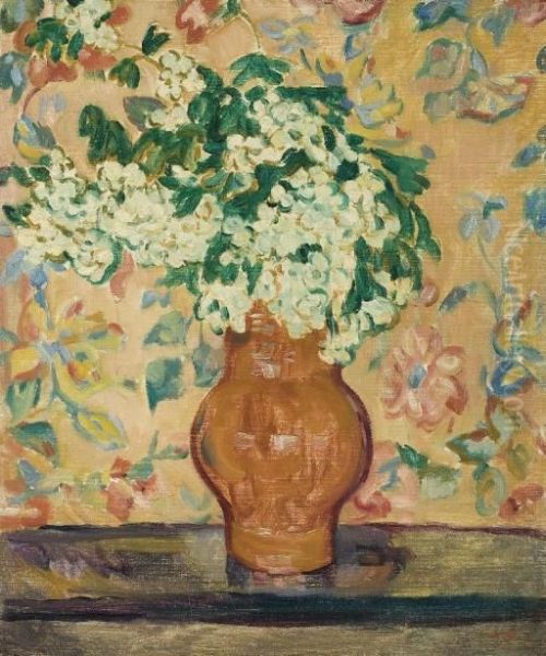 Bouquet De Fleurs Oil Painting by Louis Valtat