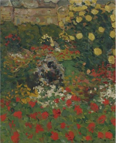 Le Jardin Fleuri Oil Painting by Louis Valtat