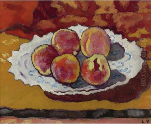 Peches Oil Painting by Louis Valtat