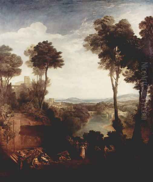 Merkur and Herse Oil Painting by Joseph Mallord William Turner