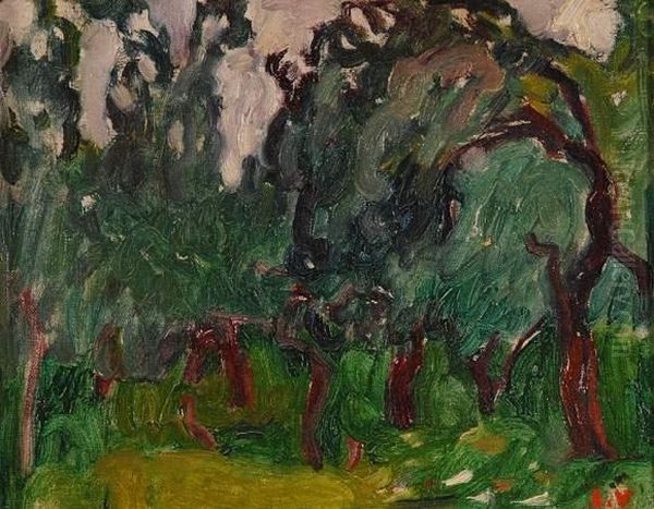 Le Bosquet Normand Oil Painting by Louis Valtat