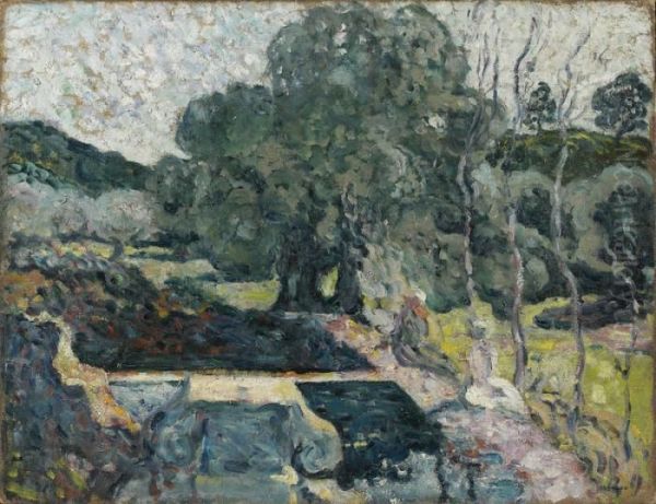 Femmes A La Fontaine Oil Painting by Louis Valtat