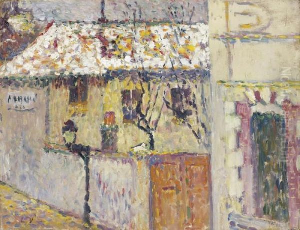 Rue De Village Oil Painting by Louis Valtat