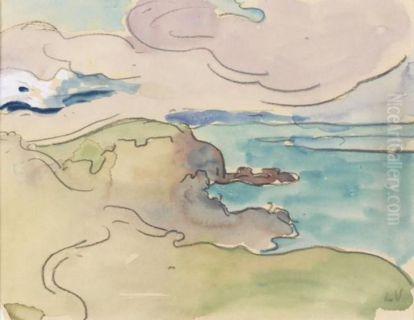 Bord De Mer Au Nuage Mauve Oil Painting by Louis Valtat