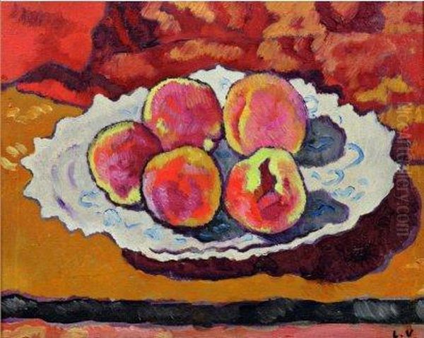 Peches Oil Painting by Louis Valtat