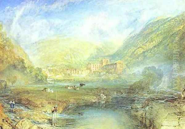 Rivaulx Abbey, Yorkshire Oil Painting by Joseph Mallord William Turner