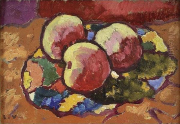 Nature Morte, Pommes Oil Painting by Louis Valtat