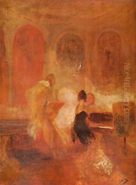 Music company, Petworth Oil Painting by Joseph Mallord William Turner